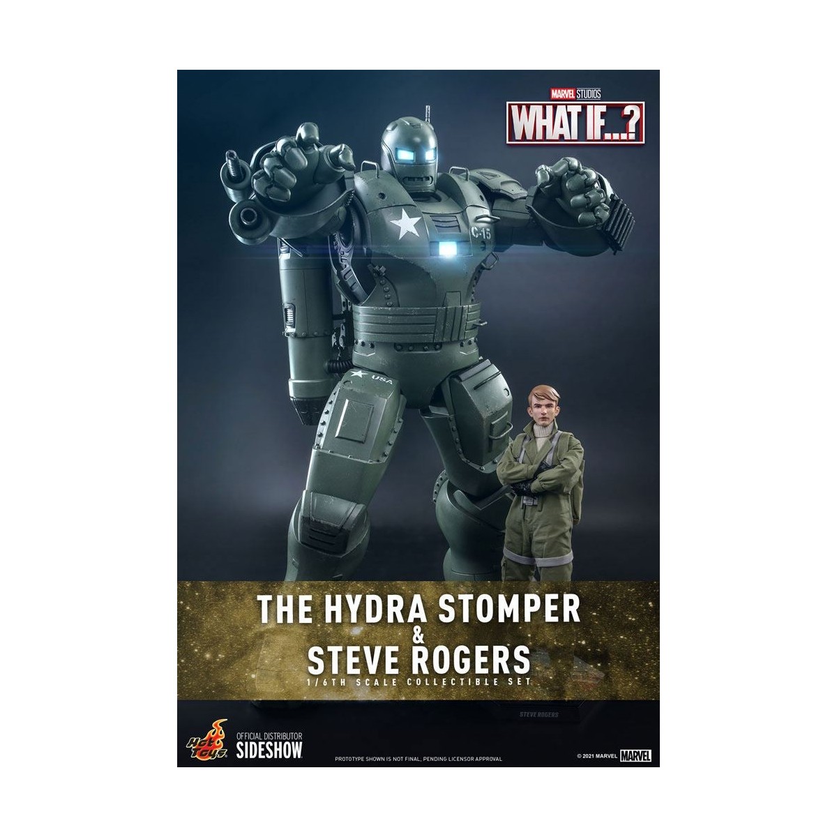 Hot Toys Movie Masterpiece - Was wäre wenn...? Steve Rogers & der Hydra Stomper Actionfigur 1/6