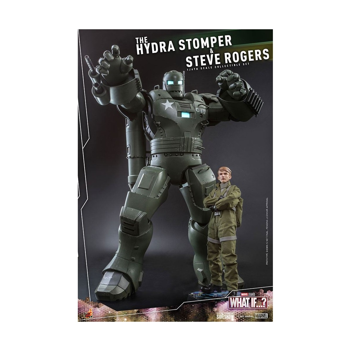 Hot Toys Movie Masterpiece - Was wäre wenn...? Steve Rogers & der Hydra Stomper Actionfigur 1/6