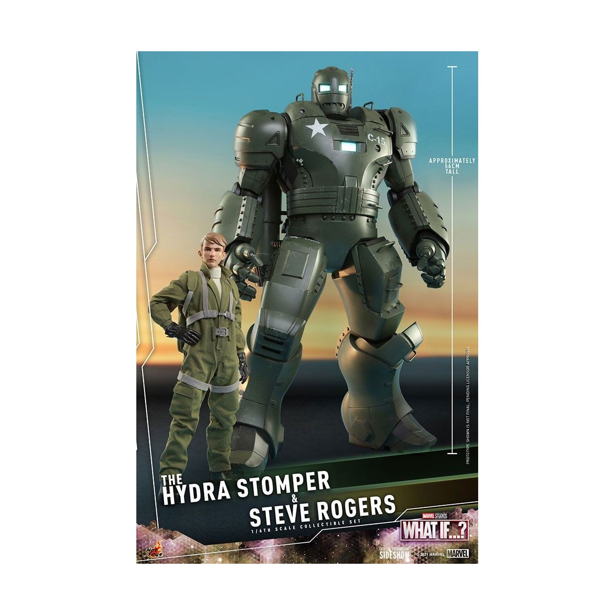 Hot Toys Movie Masterpiece - Was wäre wenn...? Steve Rogers & der Hydra Stomper Actionfigur 1/6