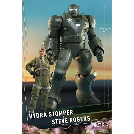 Hot Toys Movie Masterpiece - Was wäre wenn...? Steve Rogers & der Hydra Stomper Actionfigur 1/6