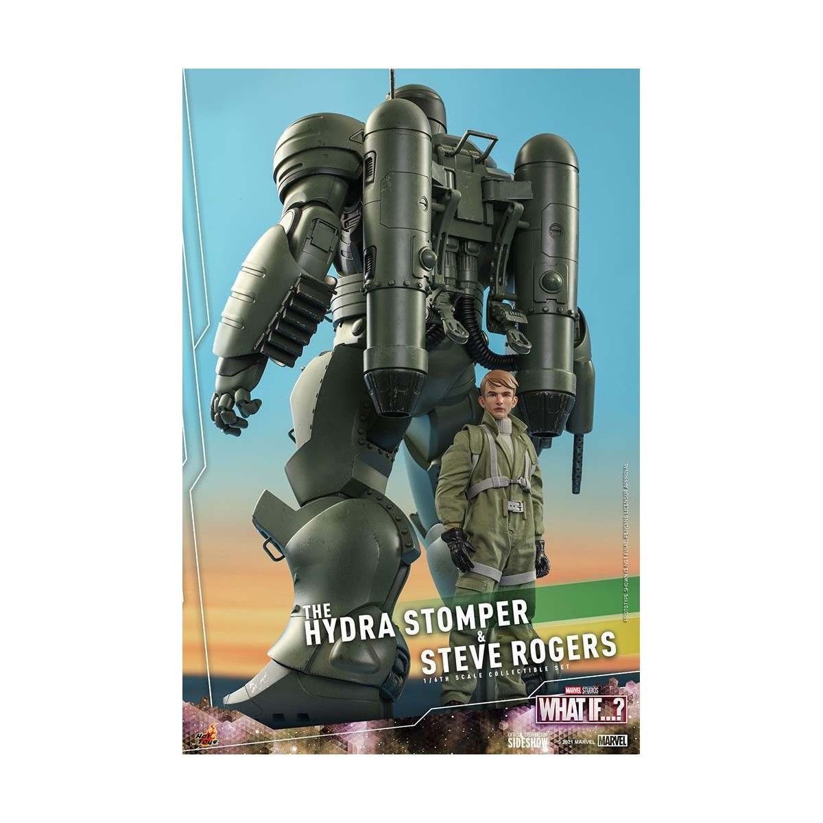 Hot Toys Movie Masterpiece - Was wäre wenn...? Steve Rogers & der Hydra Stomper Actionfigur 1/6