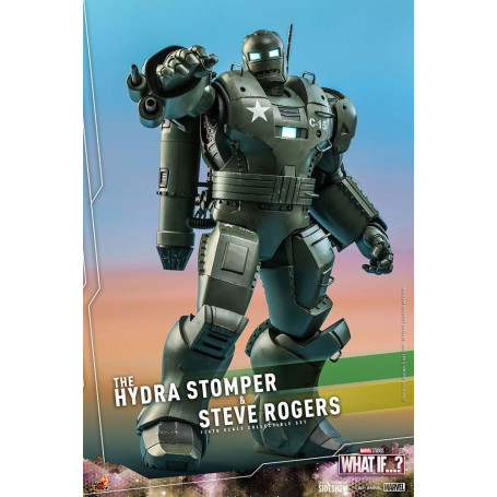 Hot Toys Movie Masterpiece - Was wäre wenn...? Steve Rogers & der Hydra Stomper Actionfigur 1/6
