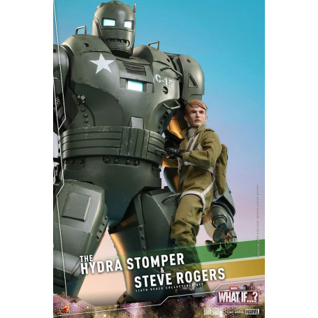 Hot Toys Movie Masterpiece - Was wäre wenn...? Steve Rogers & der Hydra Stomper Actionfigur 1/6