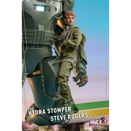 Hot Toys Movie Masterpiece - Was wäre wenn...? Steve Rogers & der Hydra Stomper Actionfigur 1/6