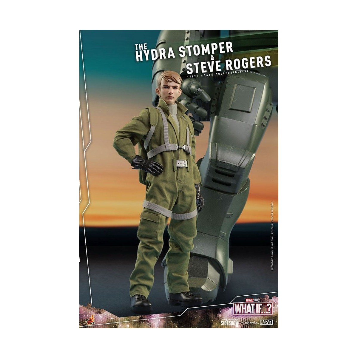 Hot Toys Movie Masterpiece - Was wäre wenn...? Steve Rogers & der Hydra Stomper Actionfigur 1/6