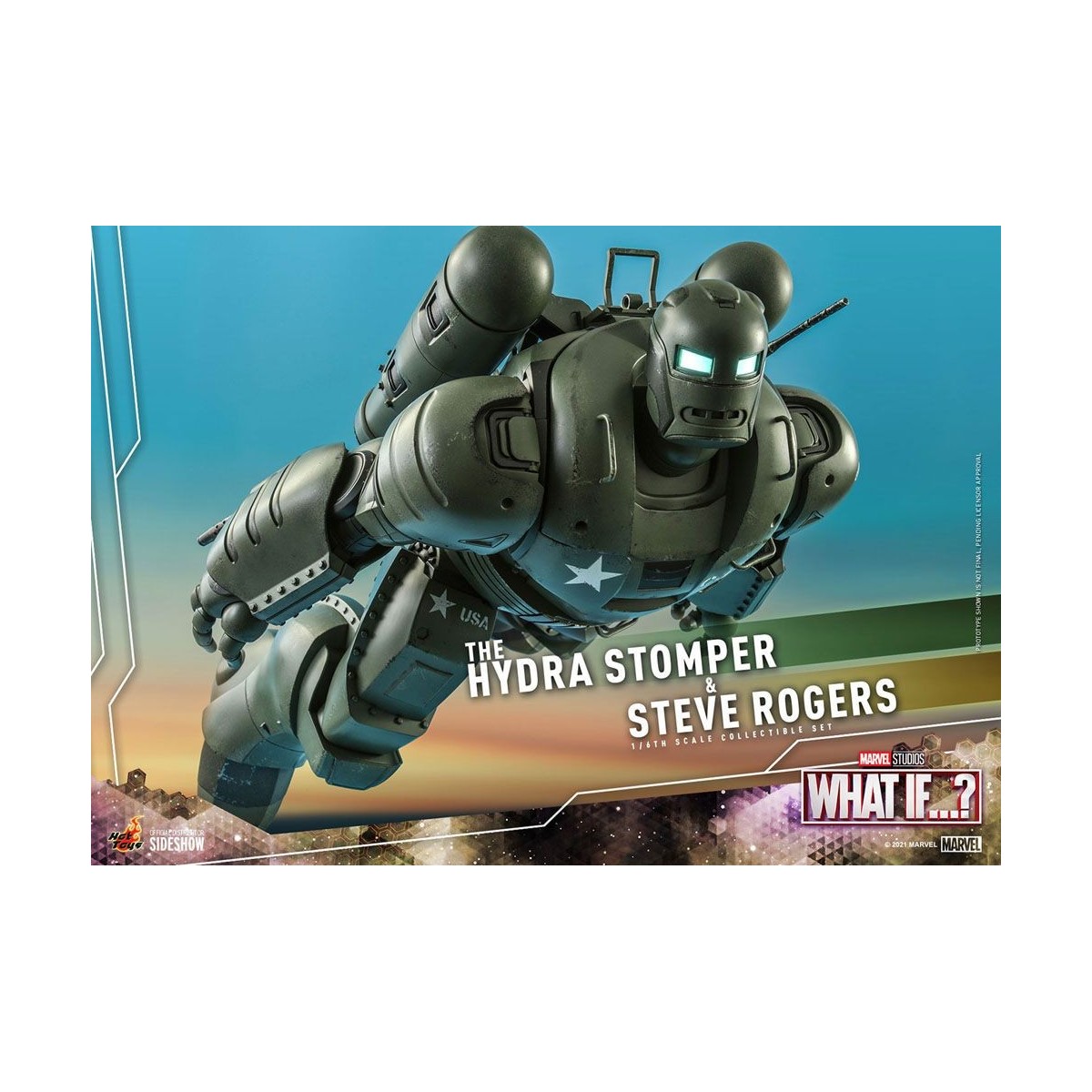 Hot Toys Movie Masterpiece - Was wäre wenn...? Steve Rogers & der Hydra Stomper Actionfigur 1/6
