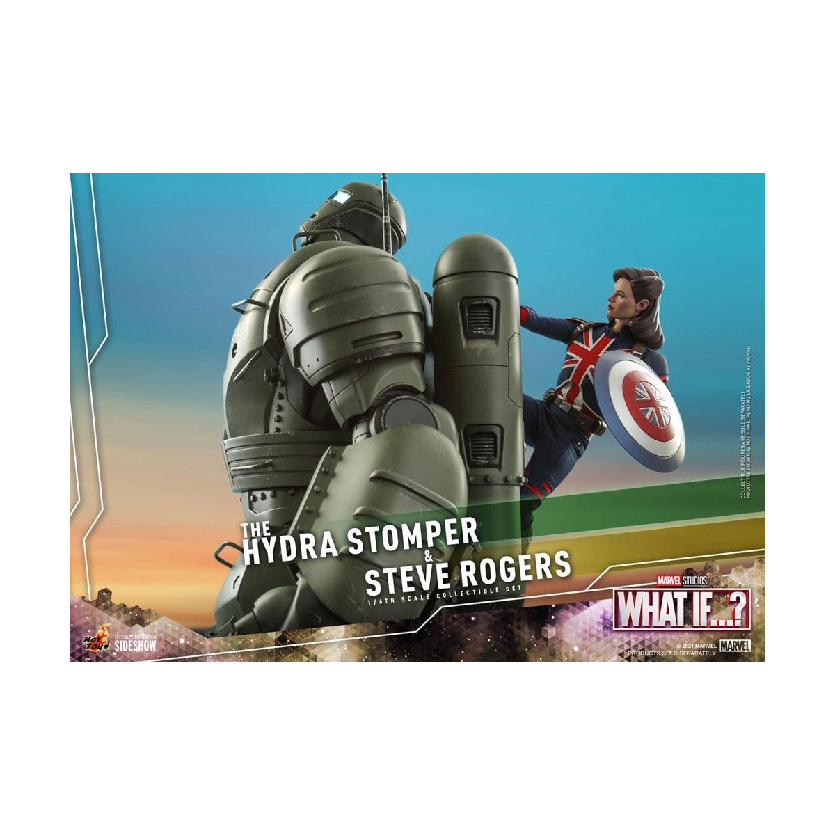 Hot Toys Movie Masterpiece - Was wäre wenn...? Steve Rogers & der Hydra Stomper Actionfigur 1/6