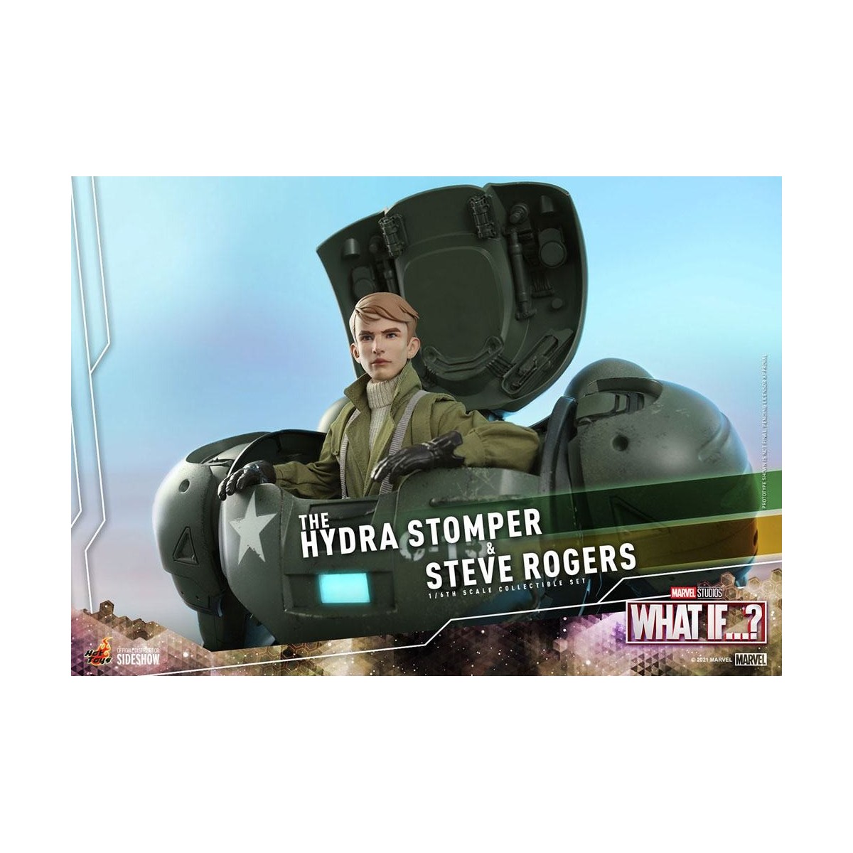 Hot Toys Movie Masterpiece - Was wäre wenn...? Steve Rogers & der Hydra Stomper Actionfigur 1/6