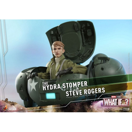 Hot Toys Movie Masterpiece - Was wäre wenn...? Steve Rogers & der Hydra Stomper Actionfigur 1/6
