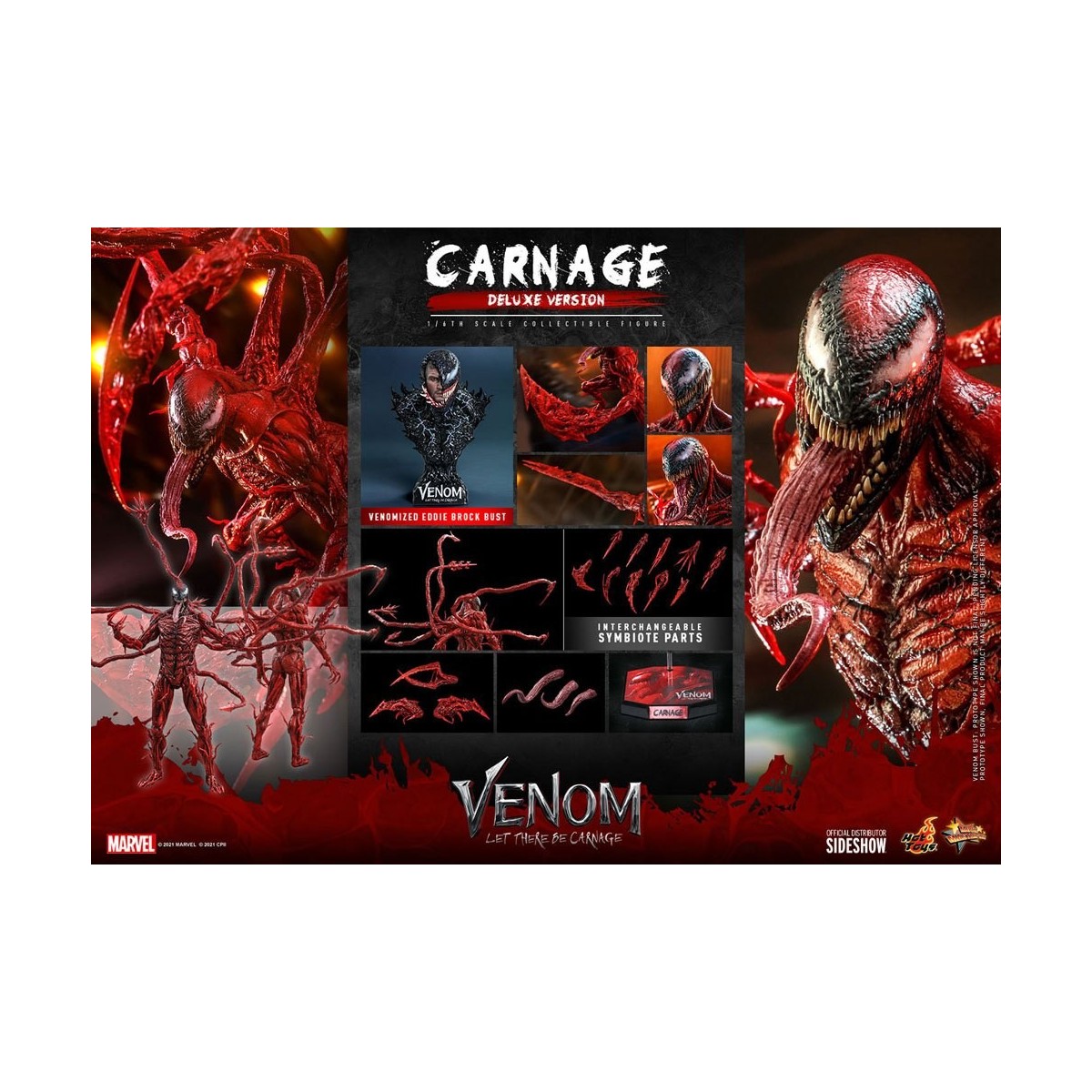 Hot Toys - Carnage - Venom: Let There Be Carnage Movie Masterpiece 1/6