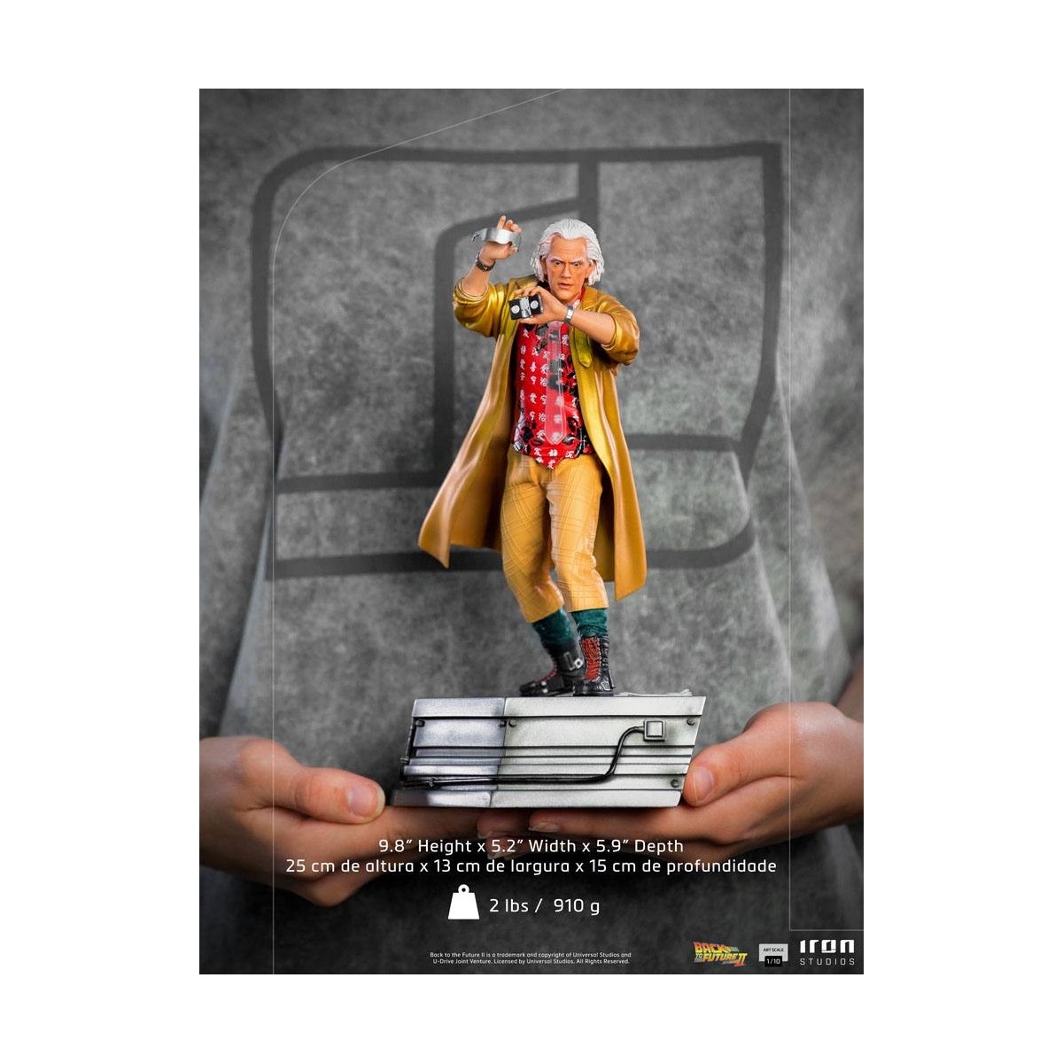 Iron Studios - BTTF 2 - Doc Brown Zurück in die Zukunft Teil II - BDS Art Scale