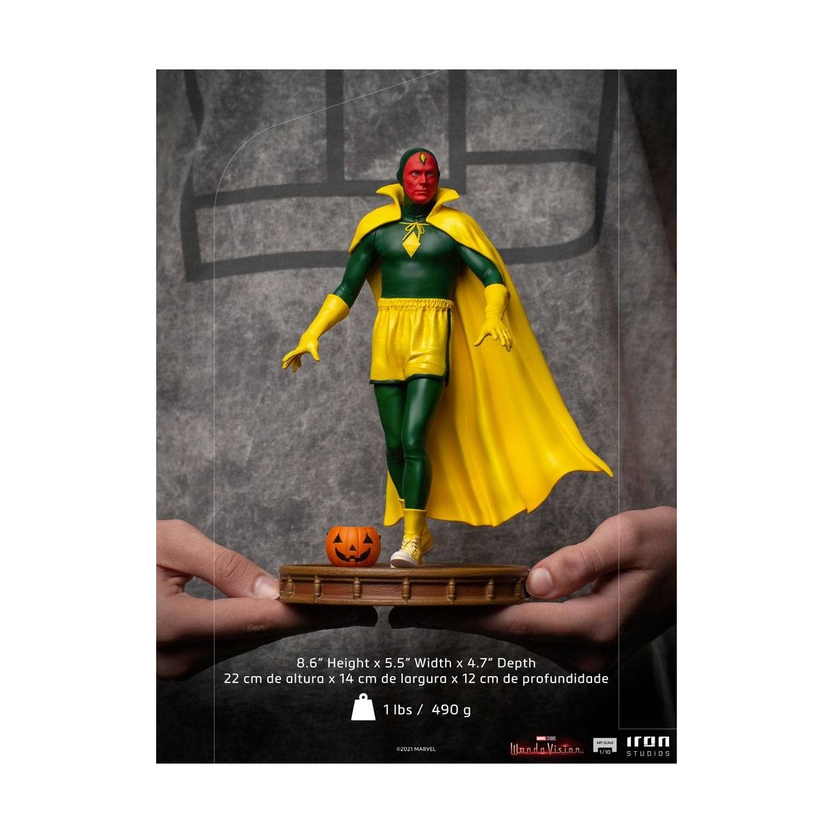 Iron Studios Marvel - Wanda Vision - Vision Halloween Version - BDS Art Scale 1/10