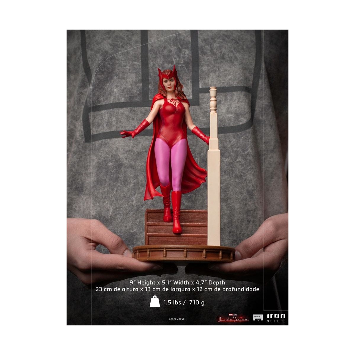 Iron Studios Marvel - Wanda Vision - Wanda Halloween Version - BDS Art Scale 1/10