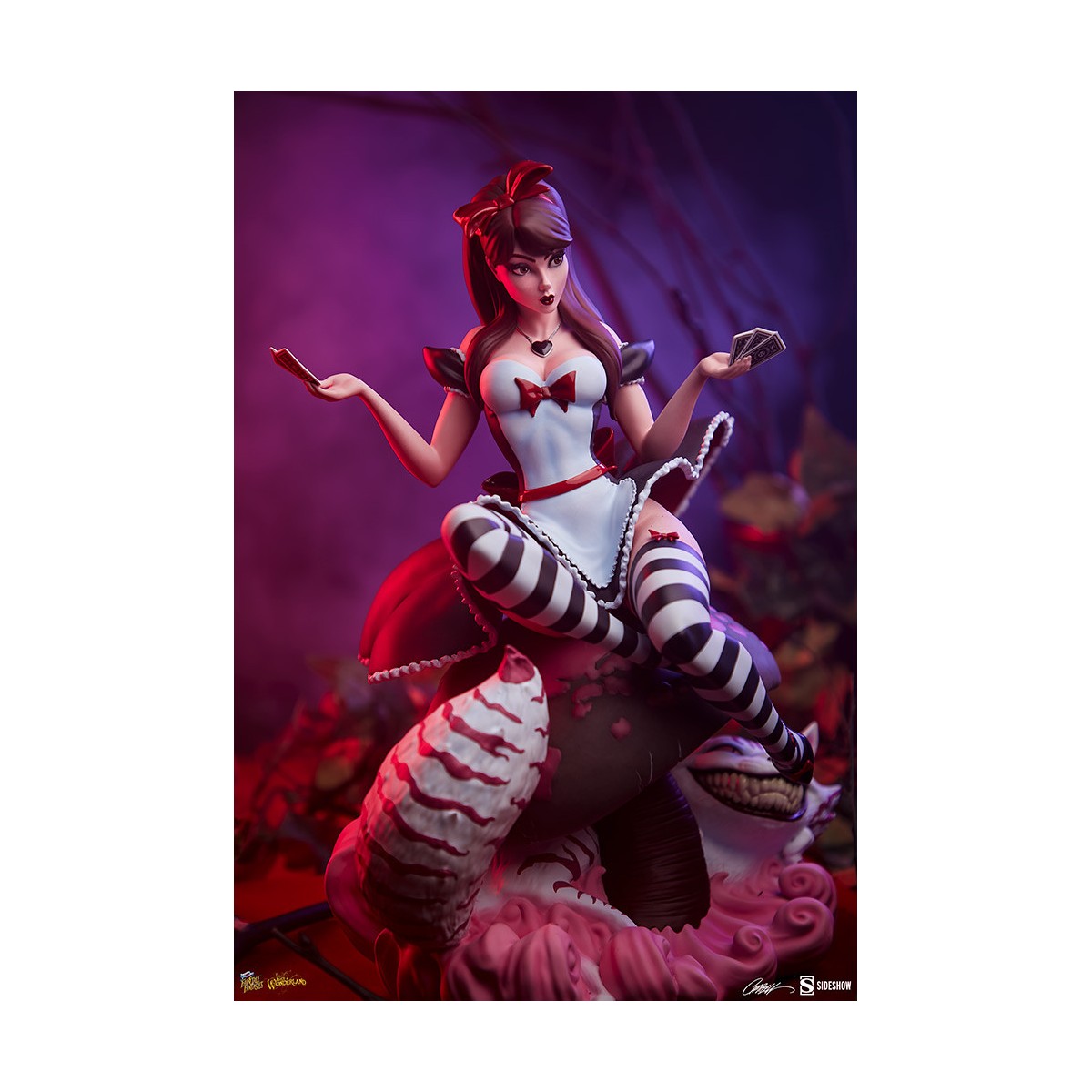 Sideshow Alice im Wunderland Spiel der Herzen Edition - Fairytale Fantasies Campbell Collection