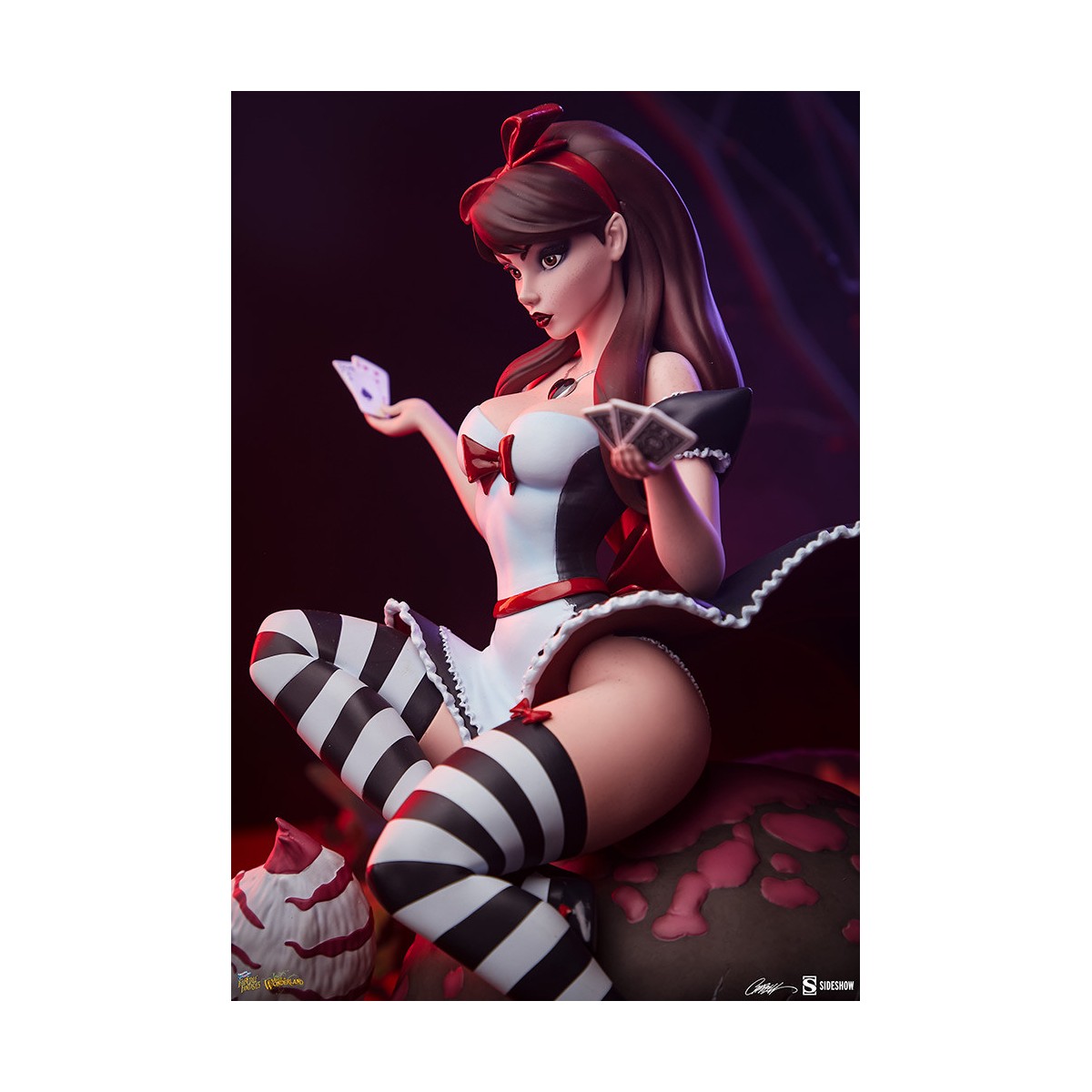 Sideshow Alice im Wunderland Spiel der Herzen Edition - Fairytale Fantasies Campbell Collection