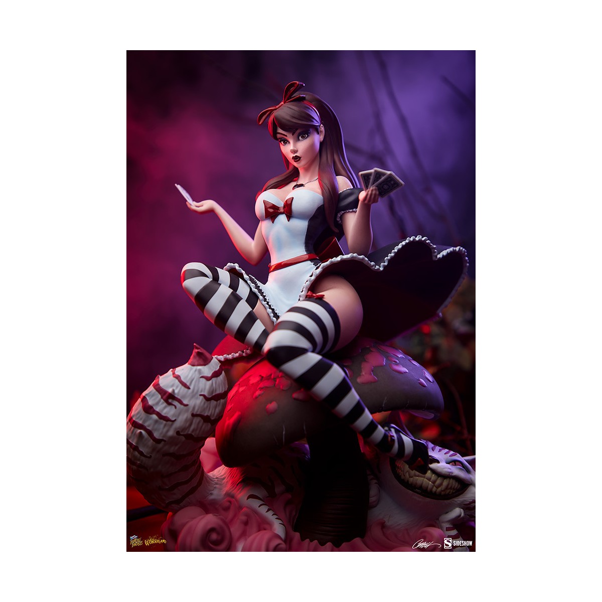 Sideshow Alice im Wunderland Spiel der Herzen Edition - Fairytale Fantasies Campbell Collection