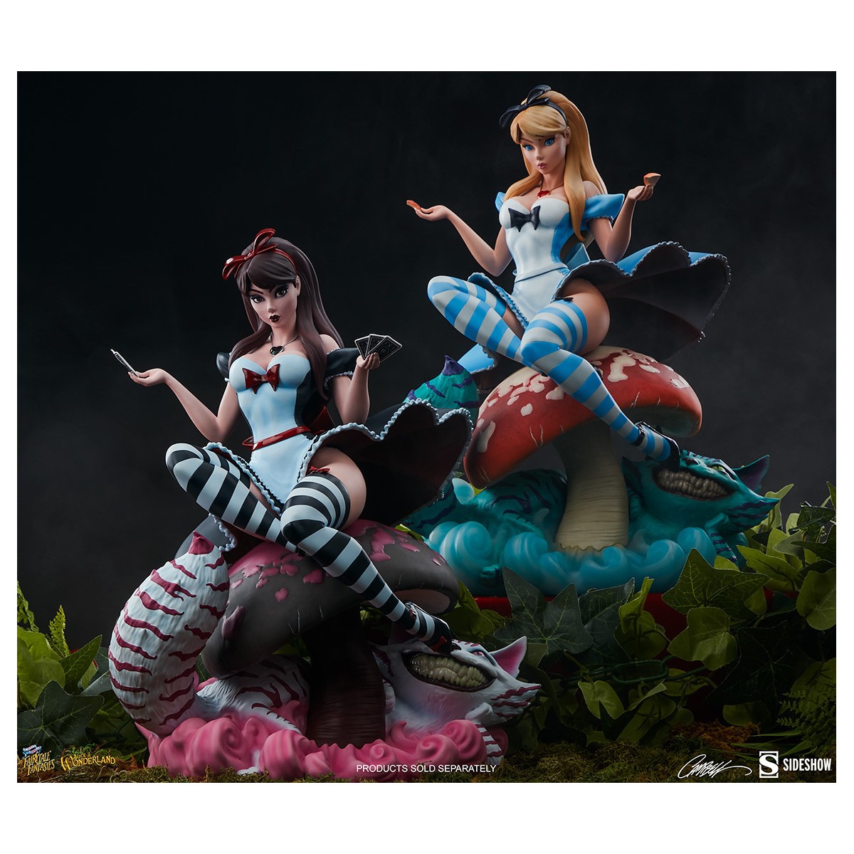 Sideshow Alice im Wunderland Spiel der Herzen Edition - Fairytale Fantasies Campbell Collection