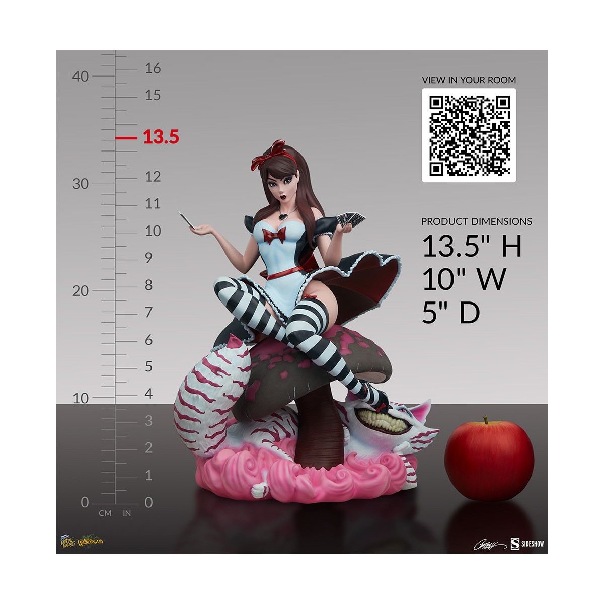 Sideshow Alice im Wunderland Spiel der Herzen Edition - Fairytale Fantasies Campbell Collection