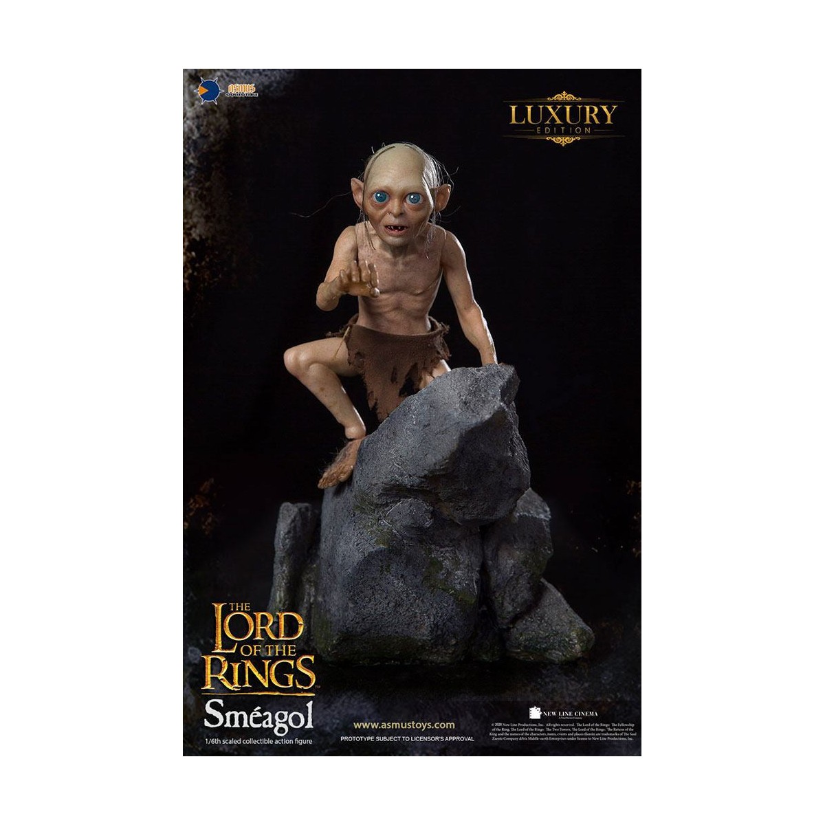 Asmus Toys - Der Herr der Ringe 1/6 Gollum Figur - LOTR