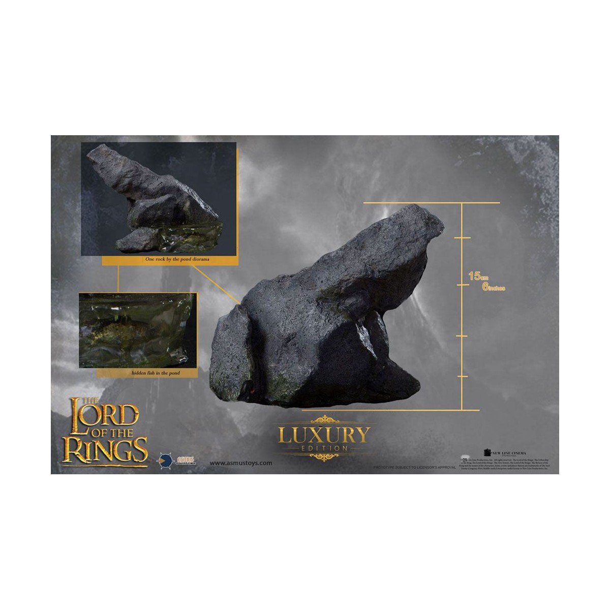 Asmus Toys - Der Herr der Ringe 1/6 Gollum Figur - LOTR
