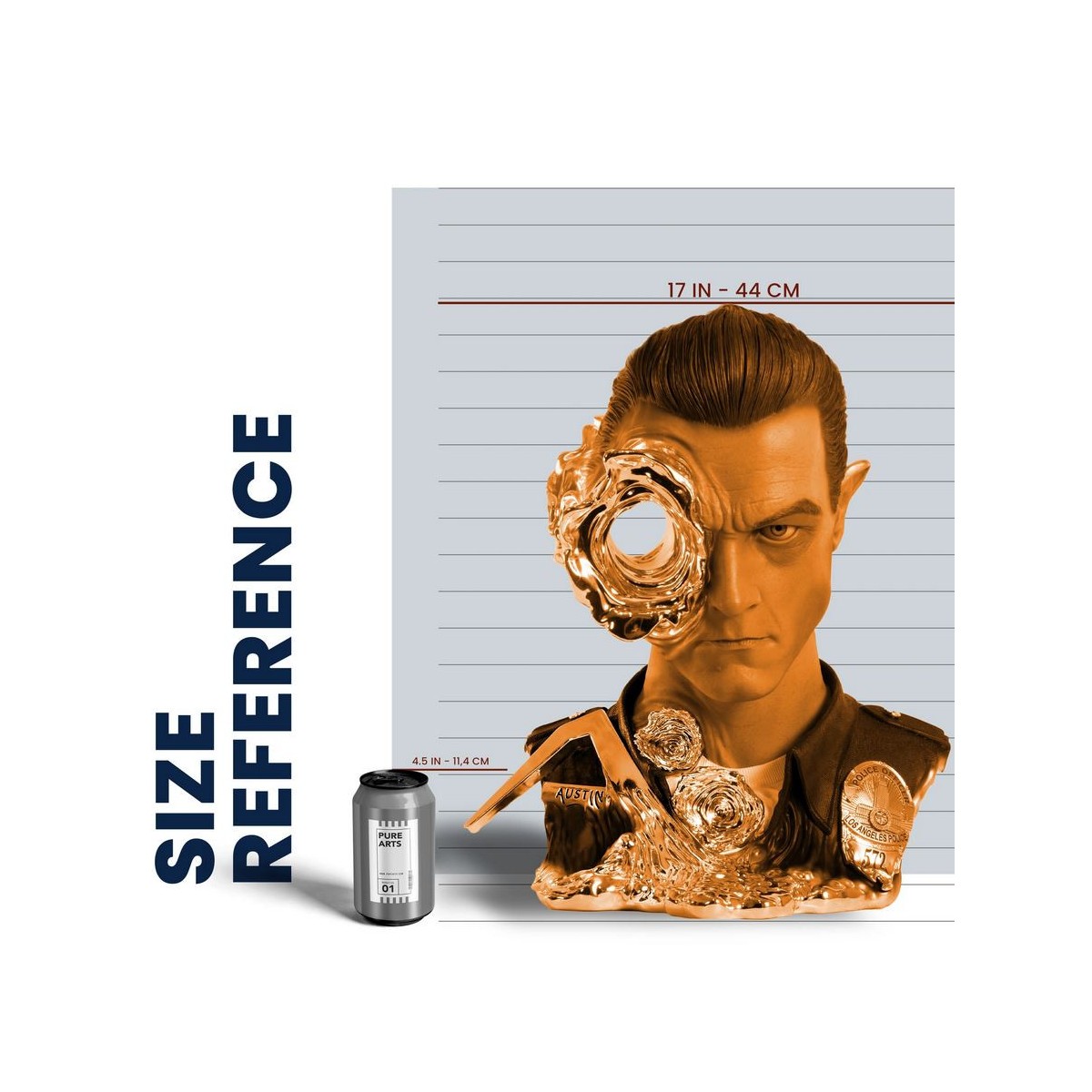 Pure Arts Terminator 2 T-1000 Kunst Maske Standard Edition