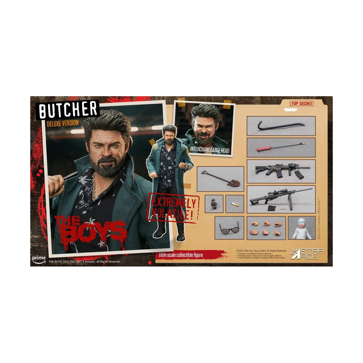 Star Ace - The Boys - Billy Butcher (Deluxe Version) - My Favourite Movie Figur 1/6