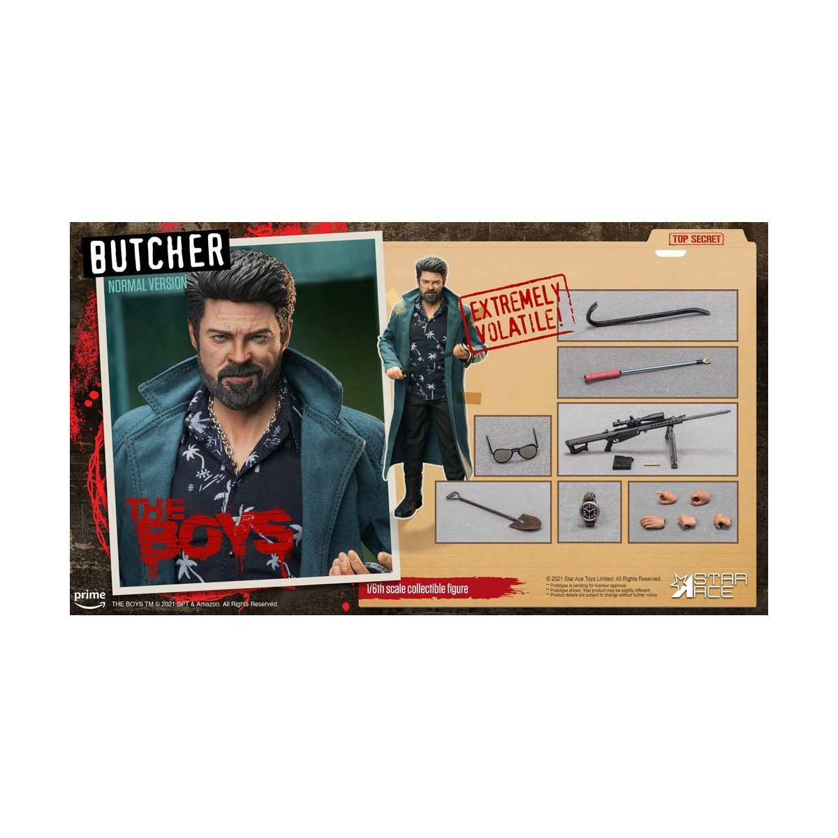 Star Ace - The Boys - Billy Butcher (Deluxe Version) - My Favourite Movie Figur 1/6