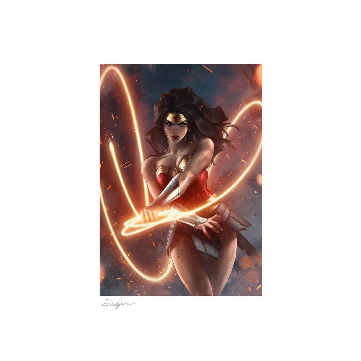 DC Comics Druck - Kunstdruck Wonder Woman - 46 x 61 cm - ungerahmt