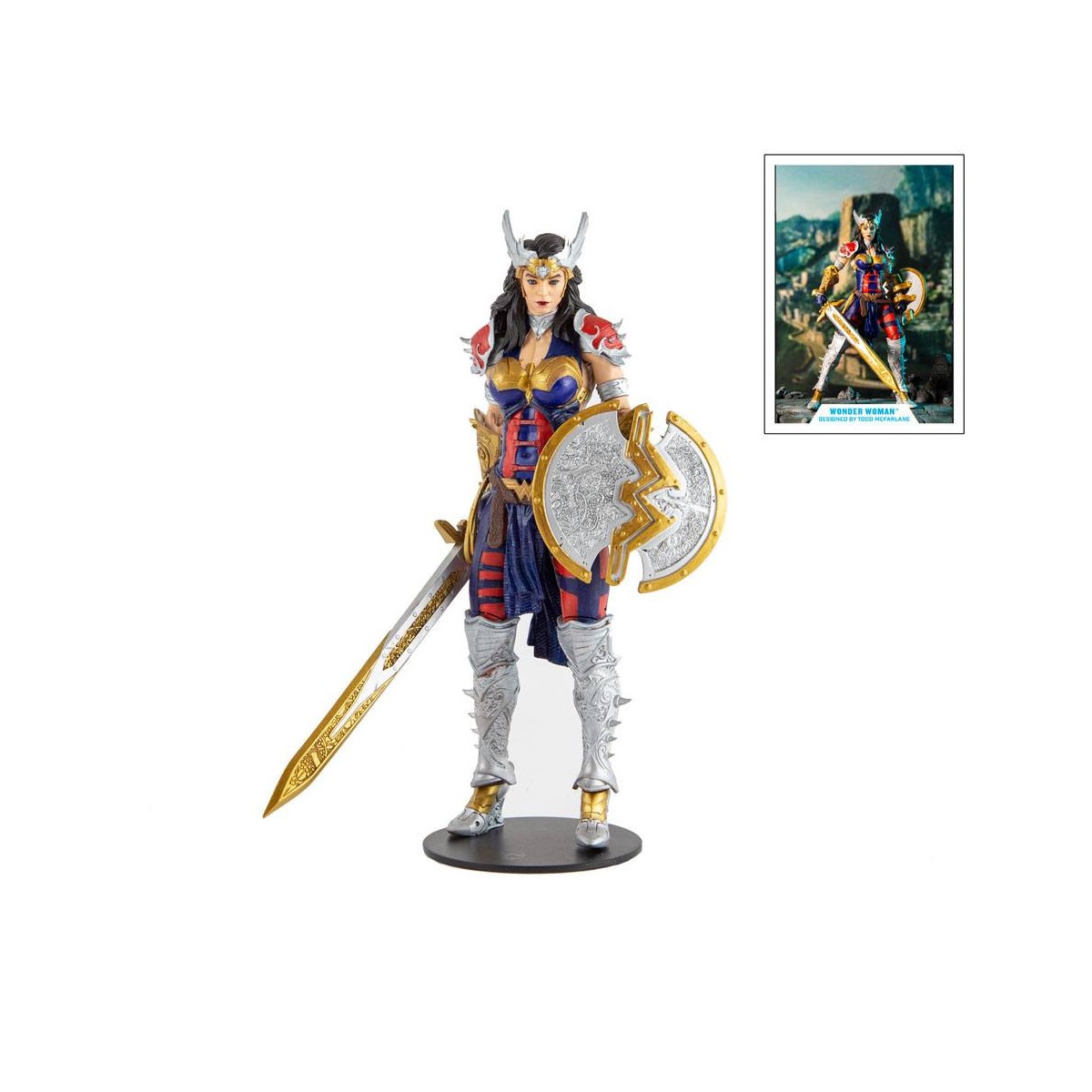 Mc Farlane DC Multiverse - Wonder Woman entworfen von Todd McFarlane 1/12
