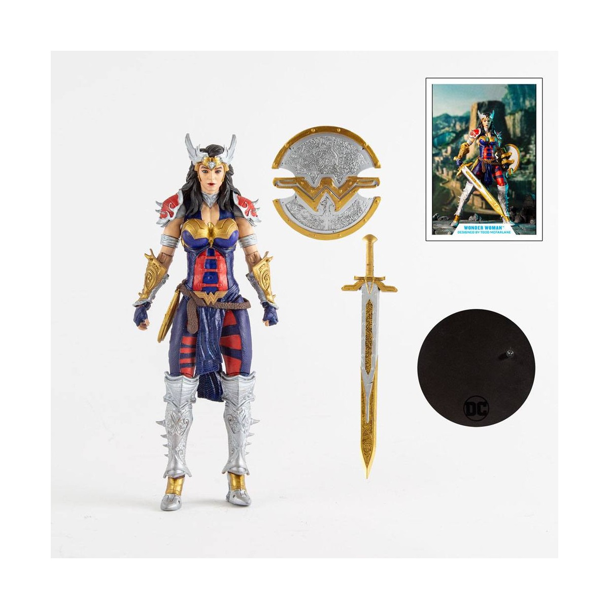 Mc Farlane DC Multiverse - Wonder Woman entworfen von Todd McFarlane 1/12