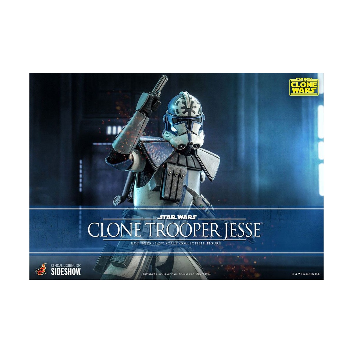 Hot Toys Star Wars - Klonkrieger Jesse - Die Klonkriege 1/6