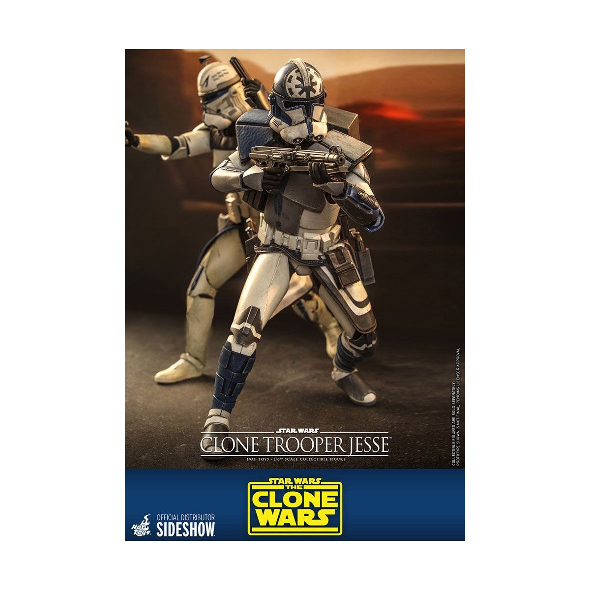 Hot Toys Star Wars - Klonkrieger Jesse - Die Klonkriege 1/6