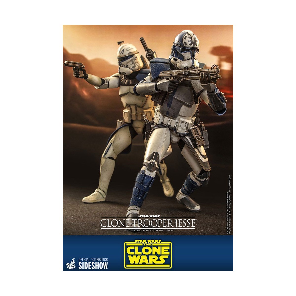 Hot Toys Star Wars - Klonkrieger Jesse - Die Klonkriege 1/6