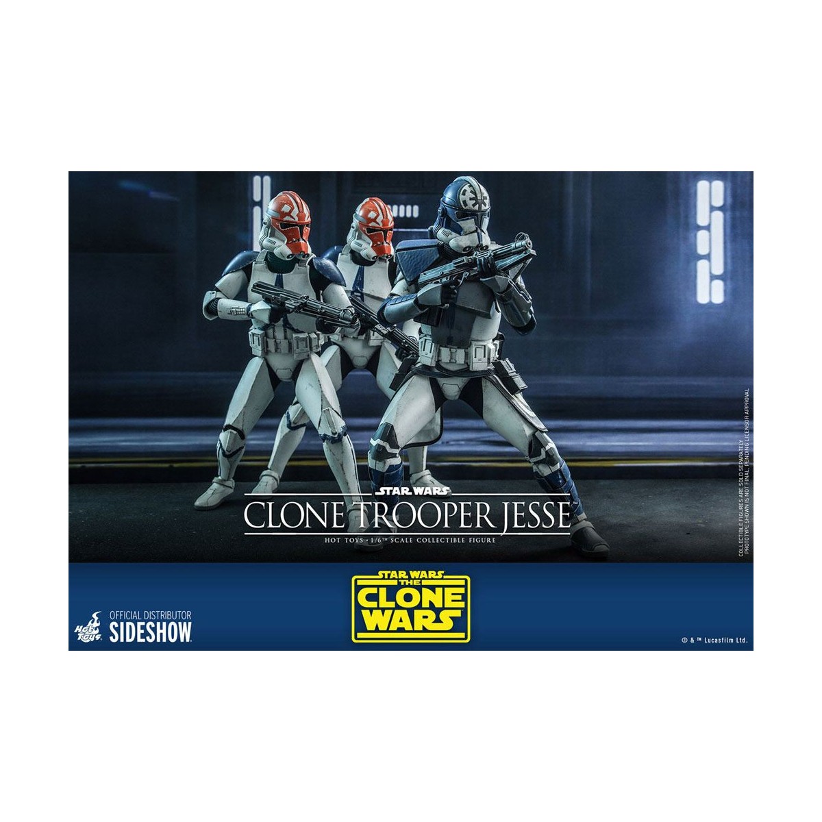 Hot Toys Star Wars - Klonkrieger Jesse - Die Klonkriege 1/6