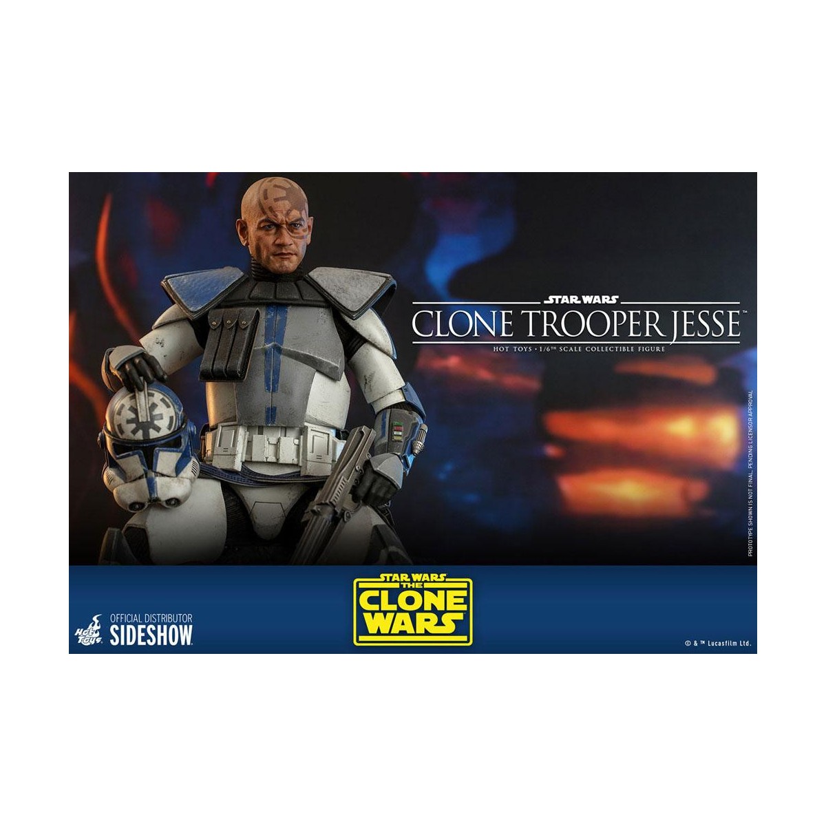 Hot Toys Star Wars - Klonkrieger Jesse - Die Klonkriege 1/6