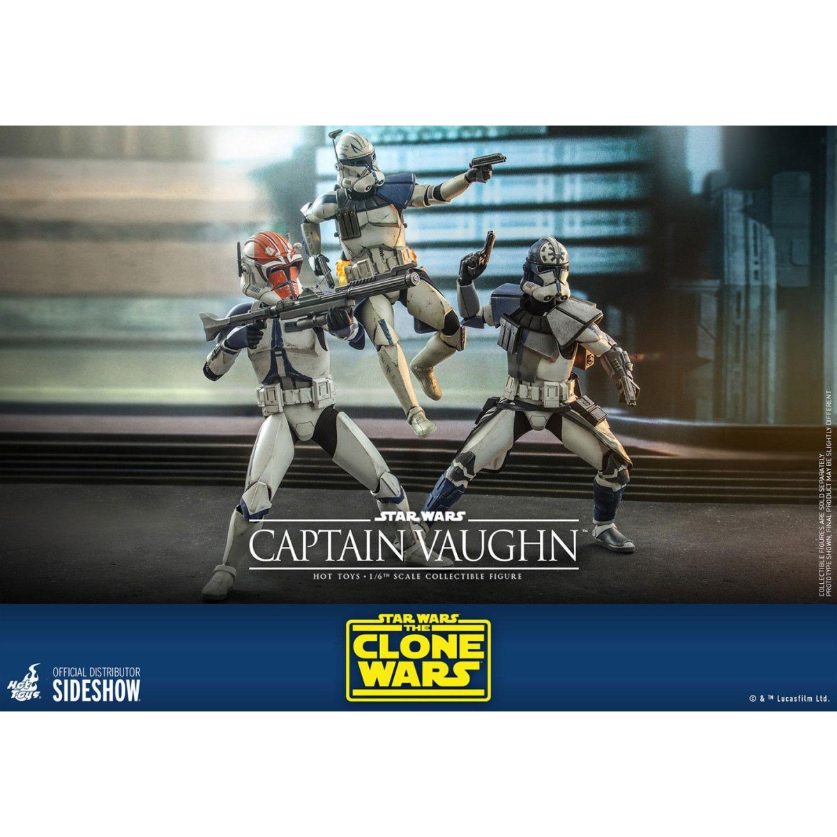 Hot Toys Star Wars - Kapitän Vaughn - The Clone Wars 1/6