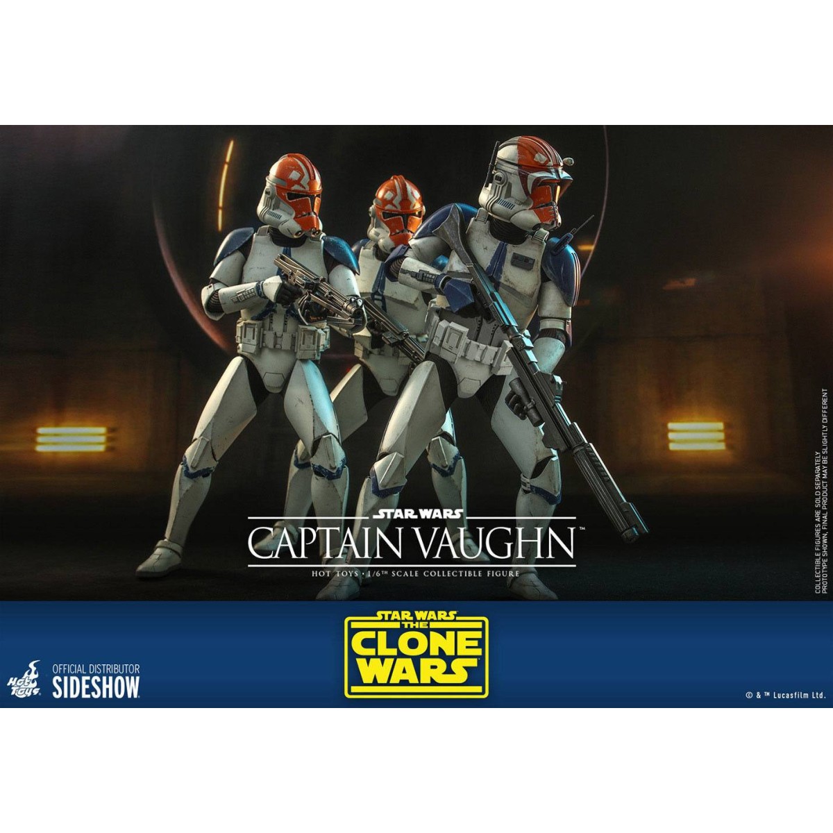 Hot Toys Star Wars - Kapitän Vaughn - The Clone Wars 1/6