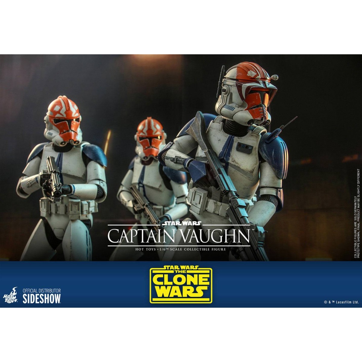 Hot Toys Star Wars - Kapitän Vaughn - The Clone Wars 1/6