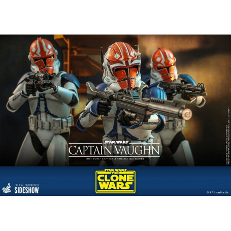 Hot Toys Star Wars - Kapitän Vaughn - The Clone Wars 1/6