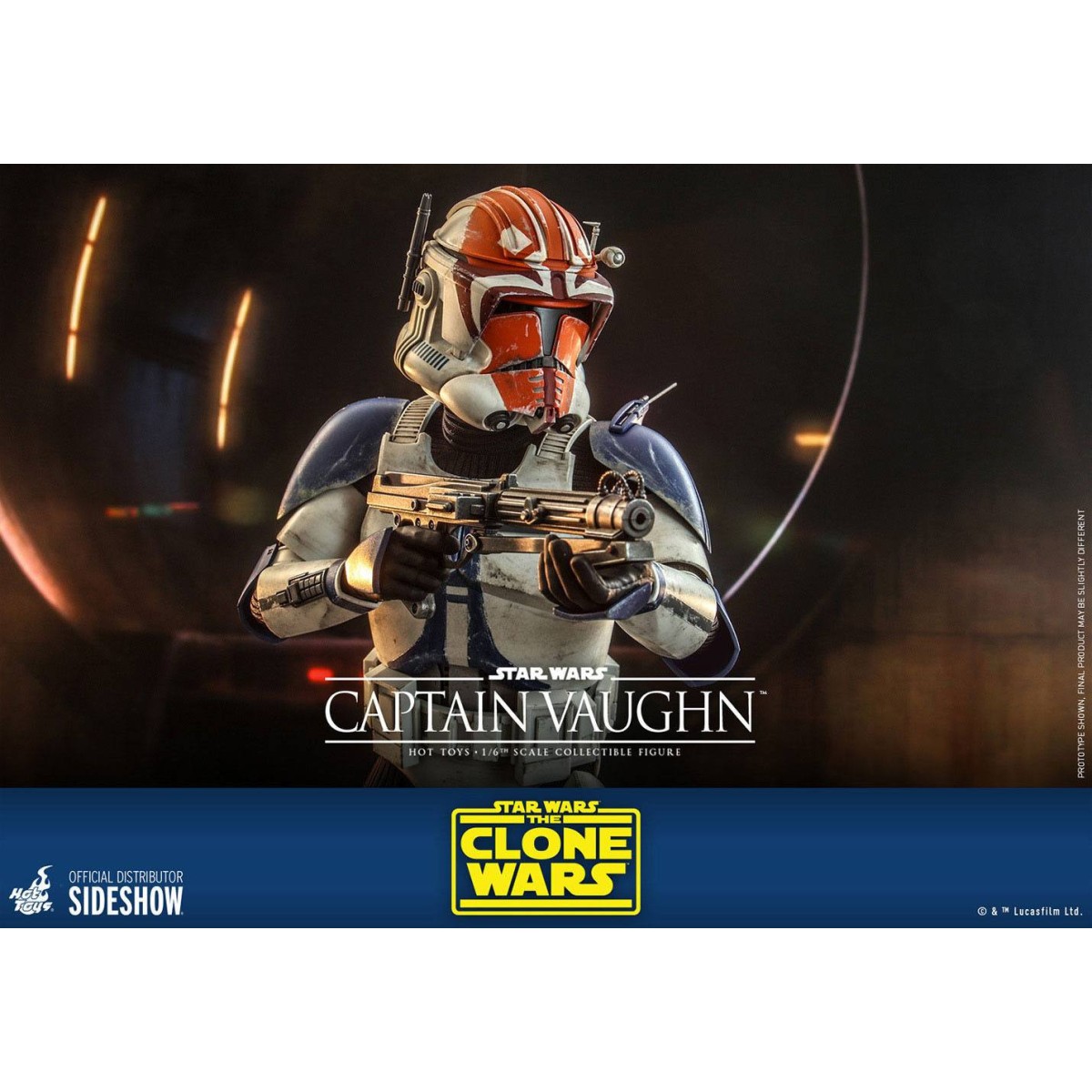 Hot Toys Star Wars - Kapitän Vaughn - The Clone Wars 1/6