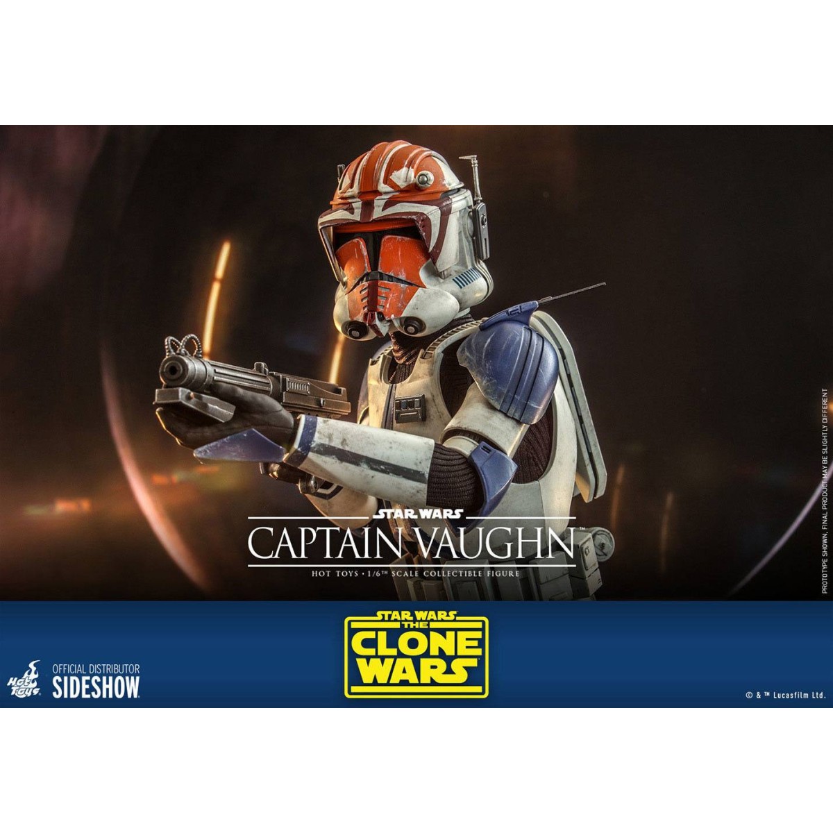 Hot Toys Star Wars - Kapitän Vaughn - The Clone Wars 1/6