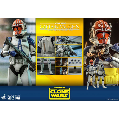 Hot Toys Star Wars - Kapitän Vaughn - The Clone Wars 1/6