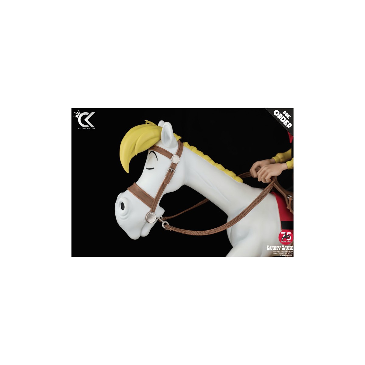 Cartoon Kingdom - Lucky Luke - Lucky Luke und Jolly Jumper Harz Statue 1/6