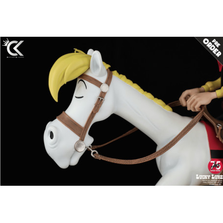 Cartoon Kingdom - Lucky Luke - Lucky Luke und Jolly Jumper Harz Statue 1/6