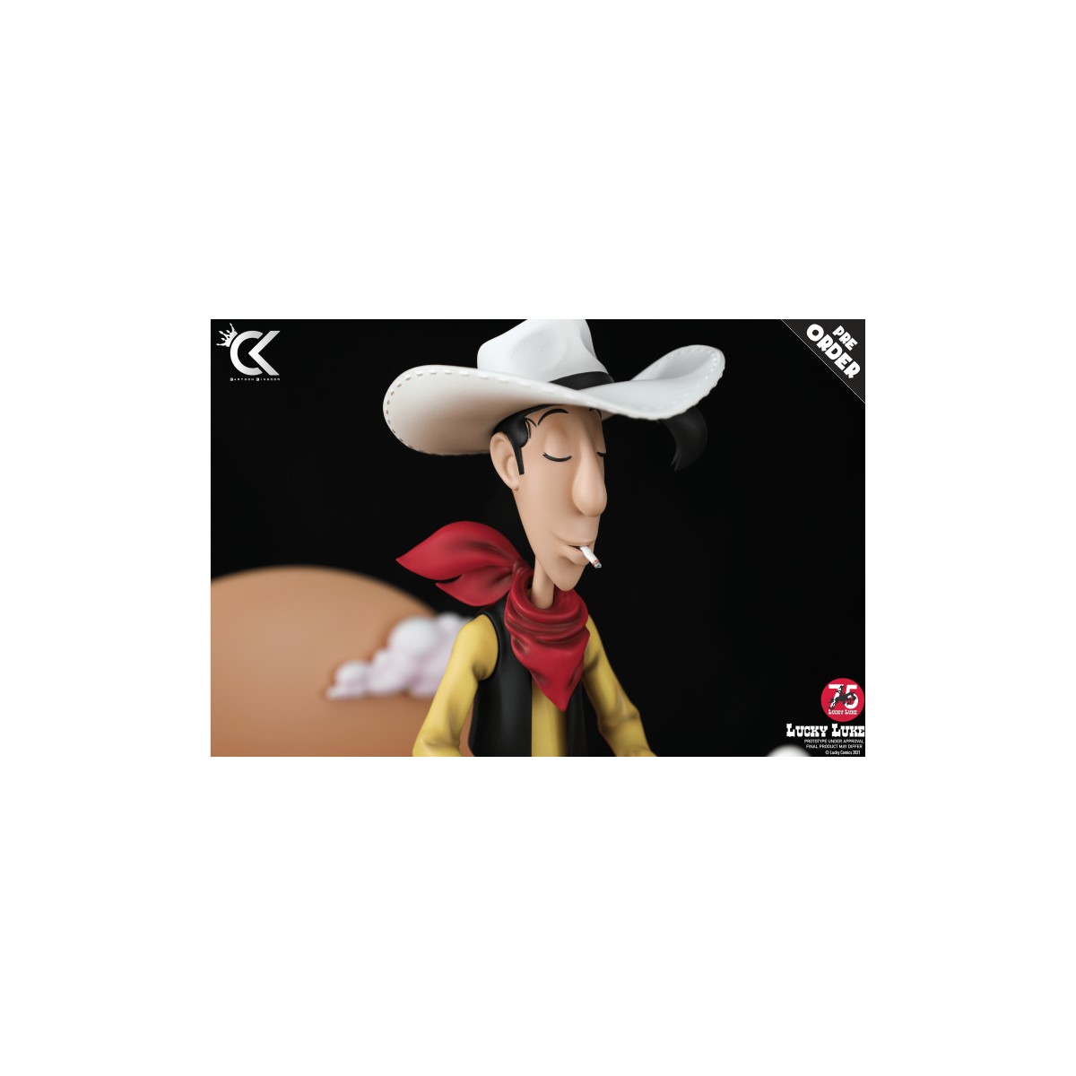 Cartoon Kingdom - Lucky Luke - Lucky Luke und Jolly Jumper Harz Statue 1/6