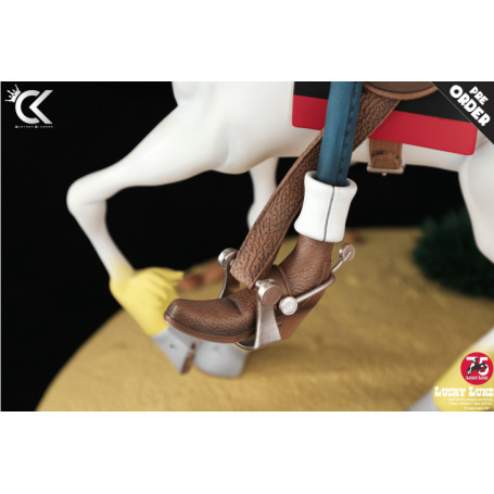 Cartoon Kingdom - Lucky Luke - Lucky Luke und Jolly Jumper Harz Statue 1/6