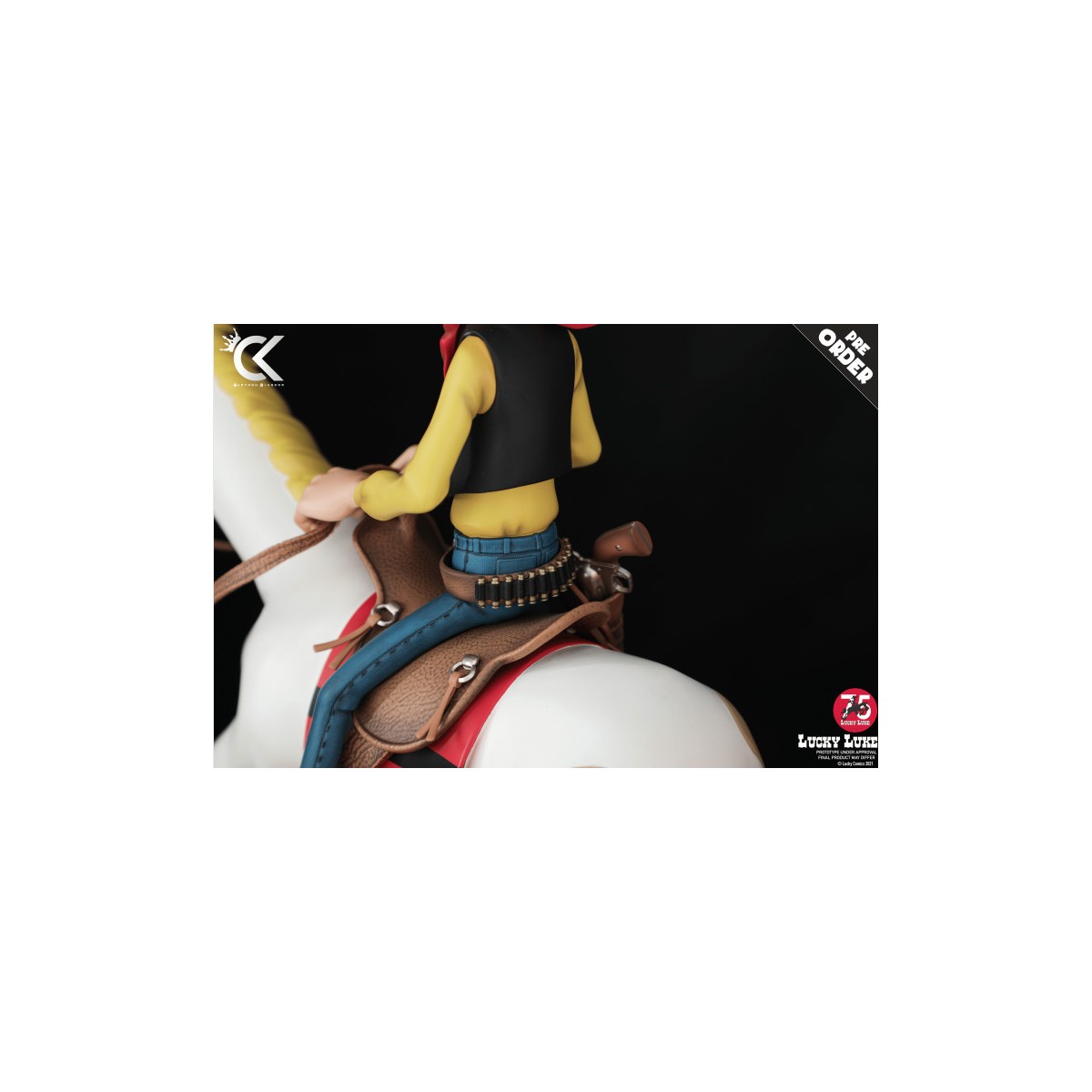Cartoon Kingdom - Lucky Luke - Lucky Luke und Jolly Jumper Harz Statue 1/6