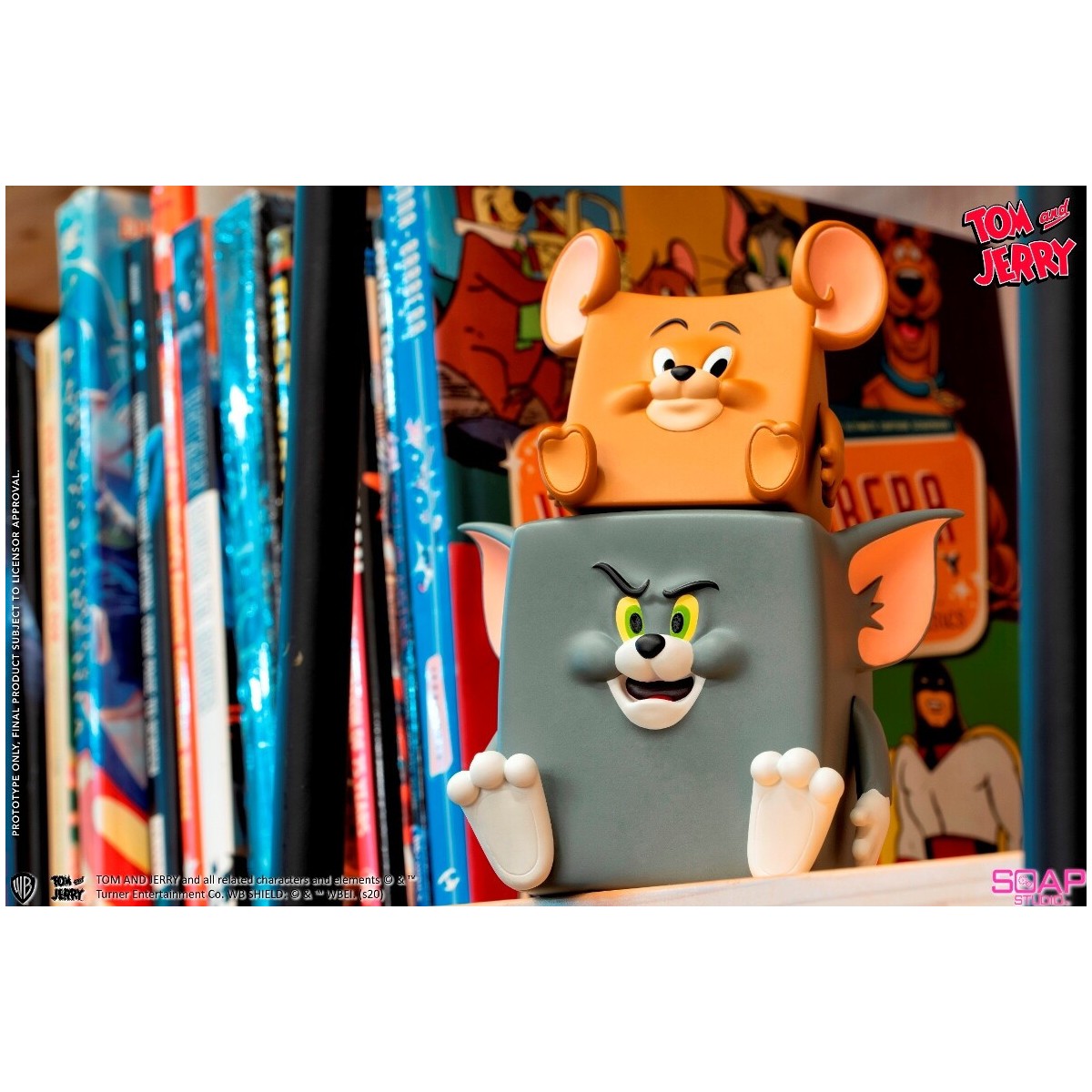 Soap Studios - Tom und Jerry Action Mishap PVC Statue 