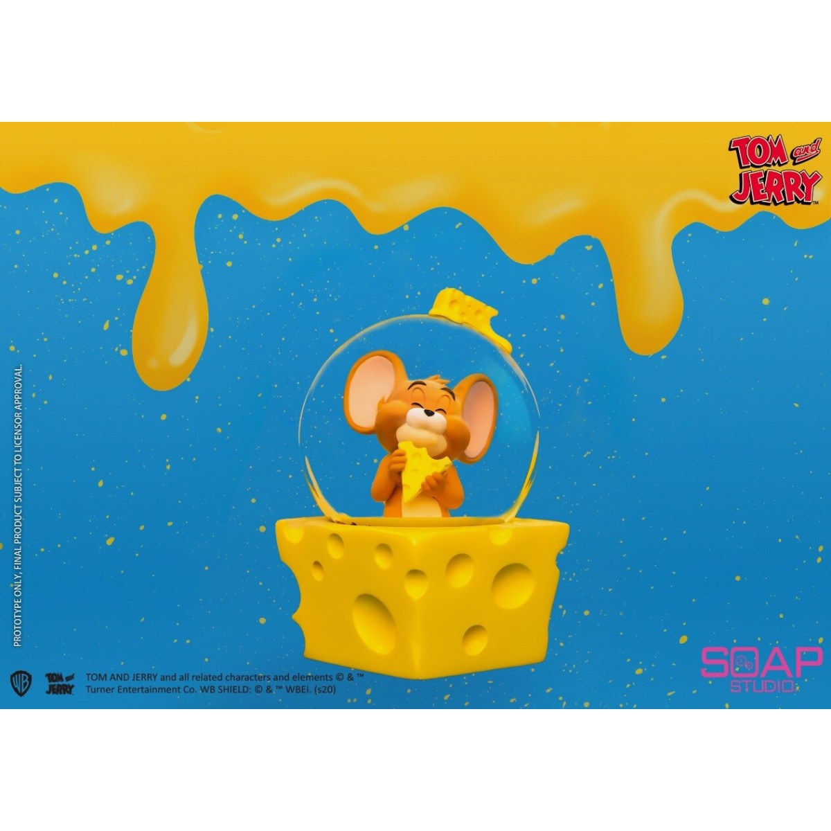 Soap Studios - Tom und Jerry - Jerry Cheese Schneekugel 