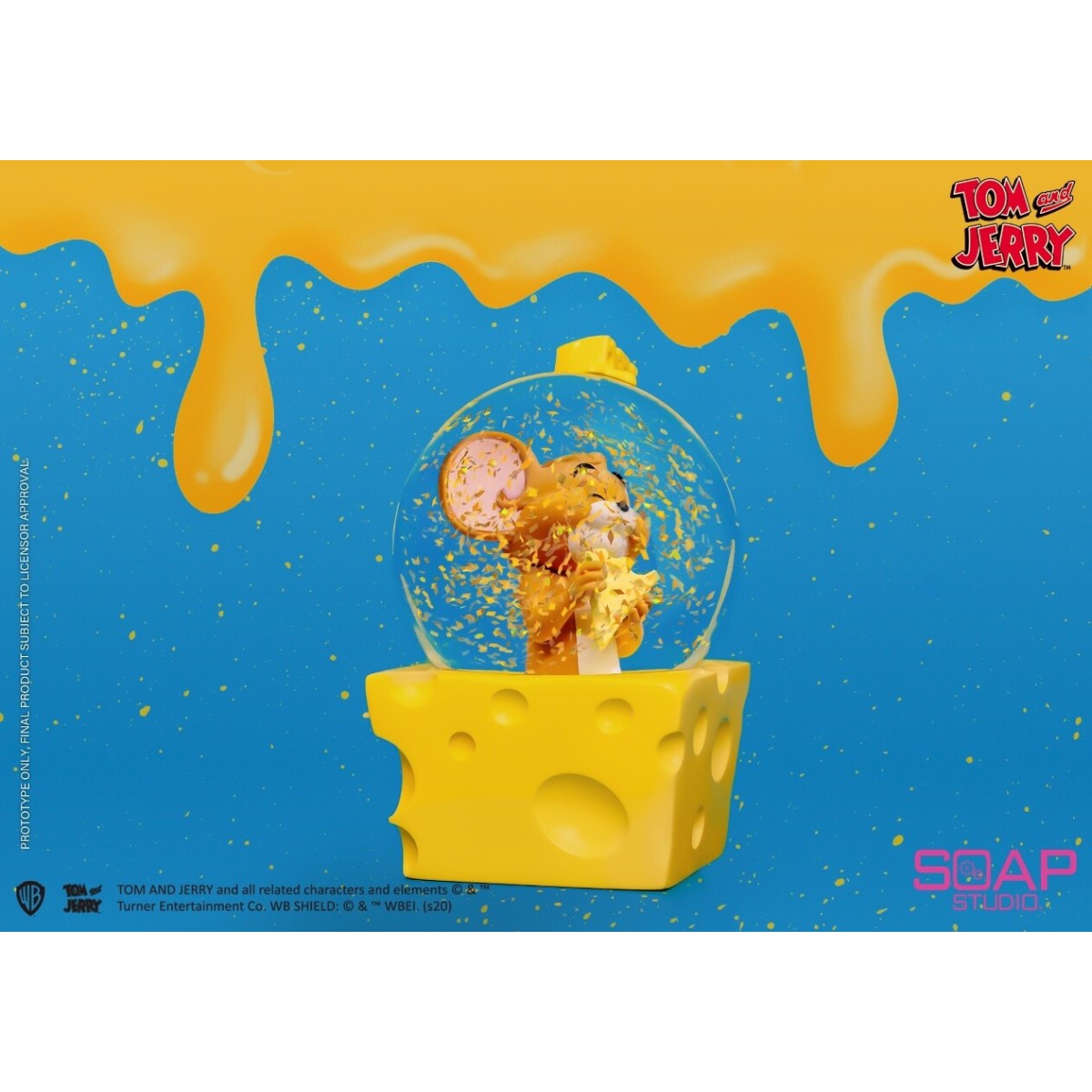 Soap Studios - Tom und Jerry - Jerry Cheese Schneekugel 